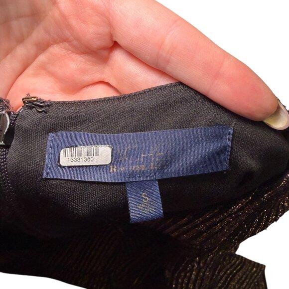 Rachel Roy Copper Quinn Metallic Knit Midi Dress Small - Picture 5 of 5